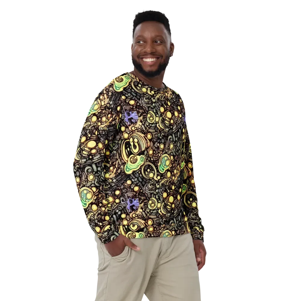 Gilded Circuit on Sweatshirt — Front