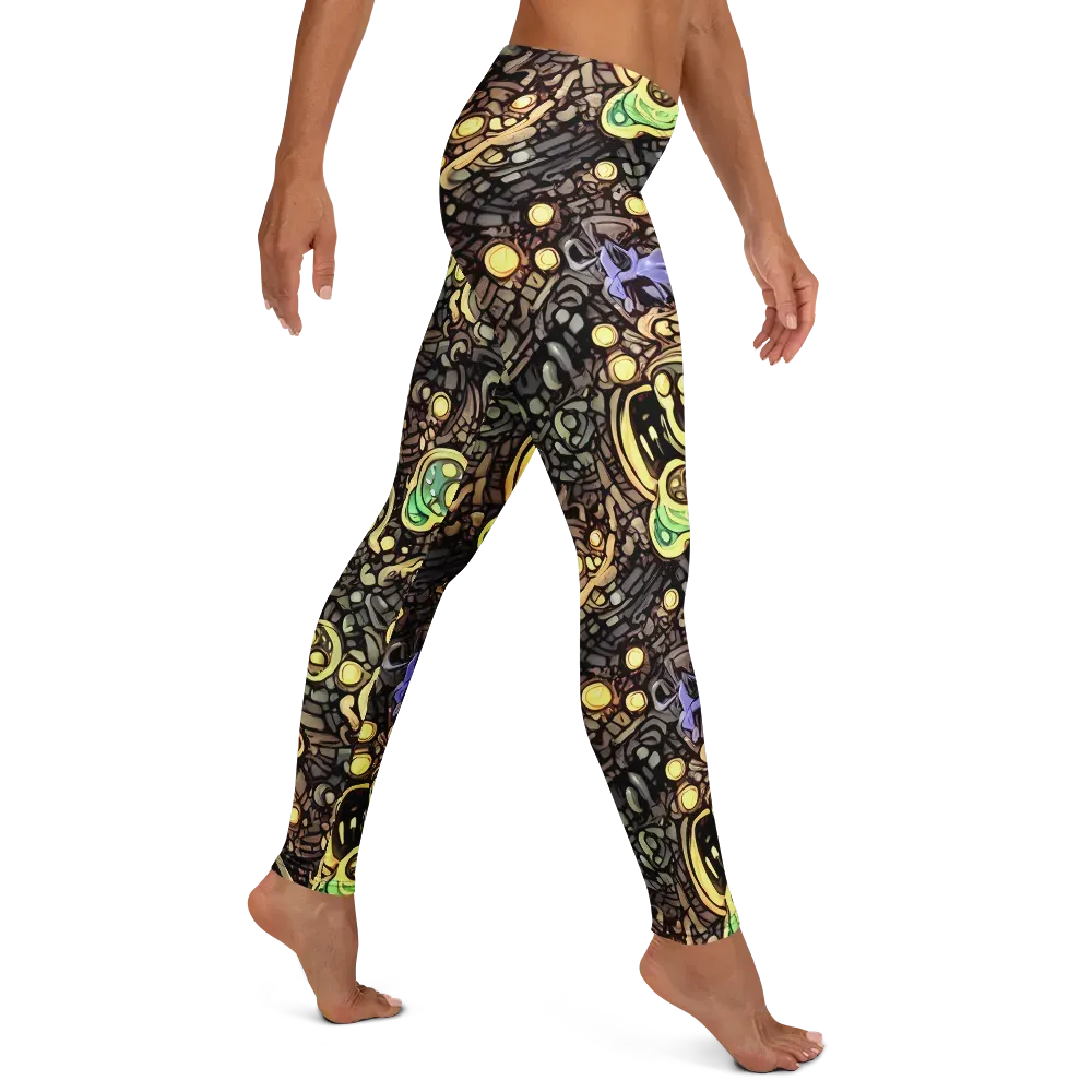 Gilded Circuit on Leggings — Right