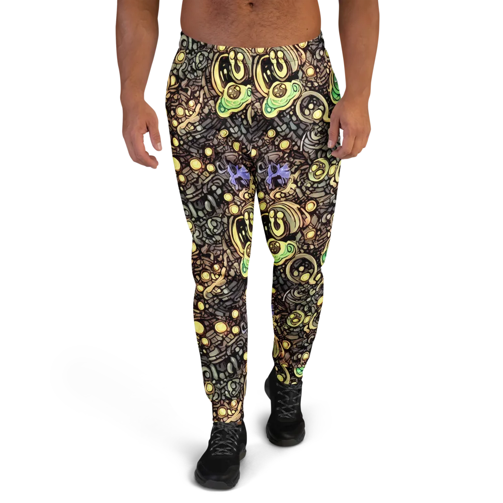 Gilded Circuit on Men's Joggers — Front