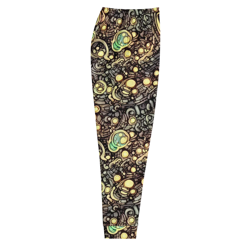 Gilded Circuit on Men's Joggers — Right