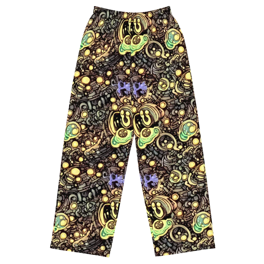Gilded Circuit on Wide-Leg Pants — Front