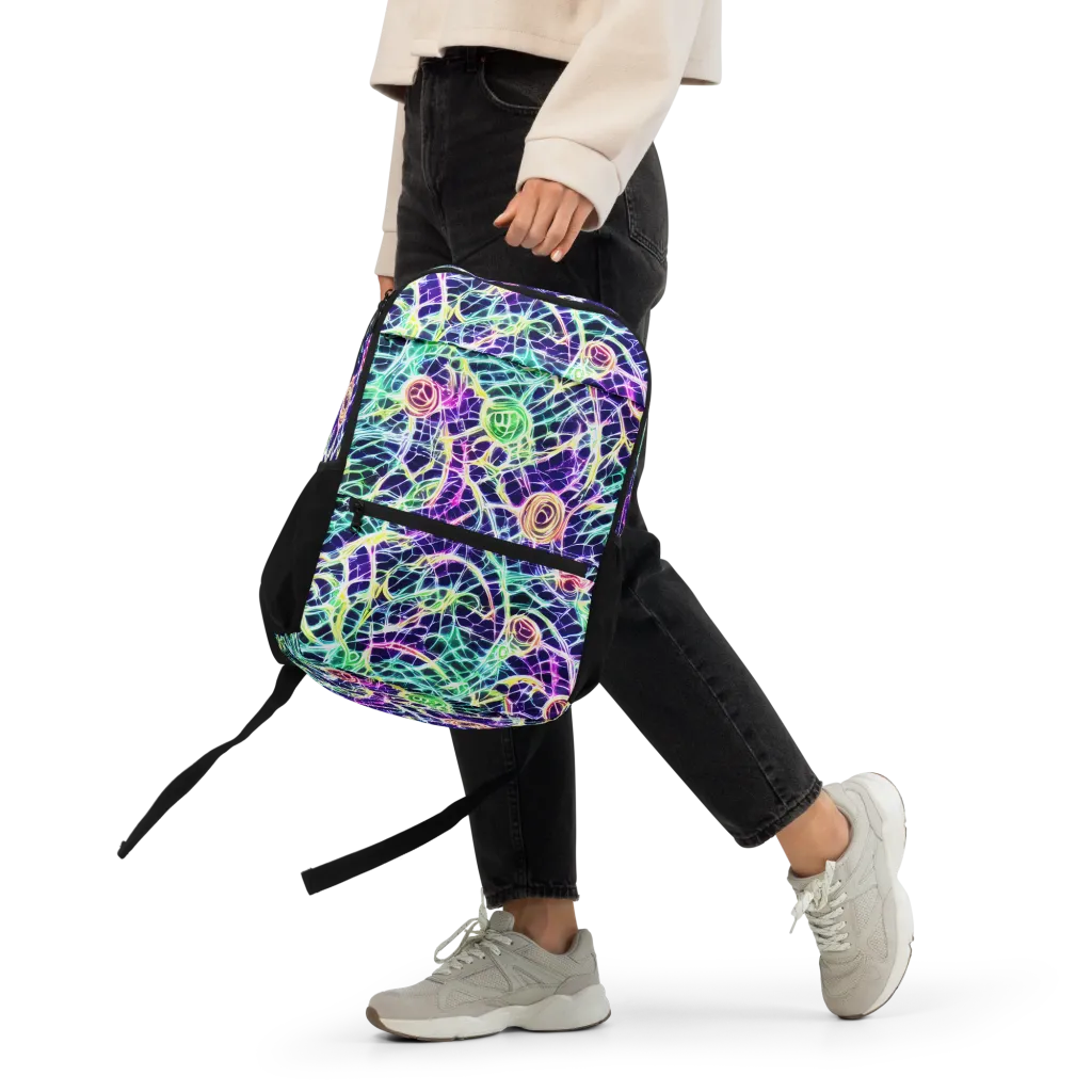 Ultraviolet Network on Utility Backpack — Front
