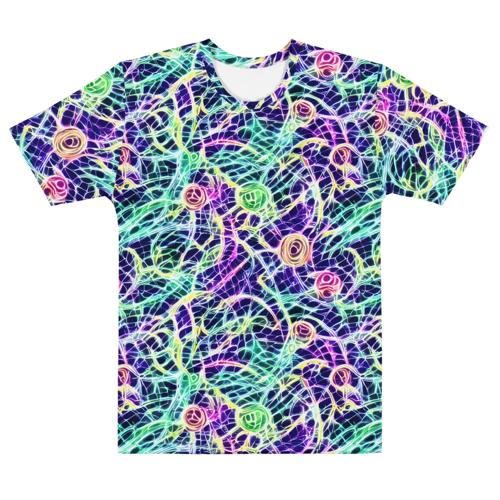 Ultraviolet Network on Men's Cotton Crew Neck T-Shirt — Front