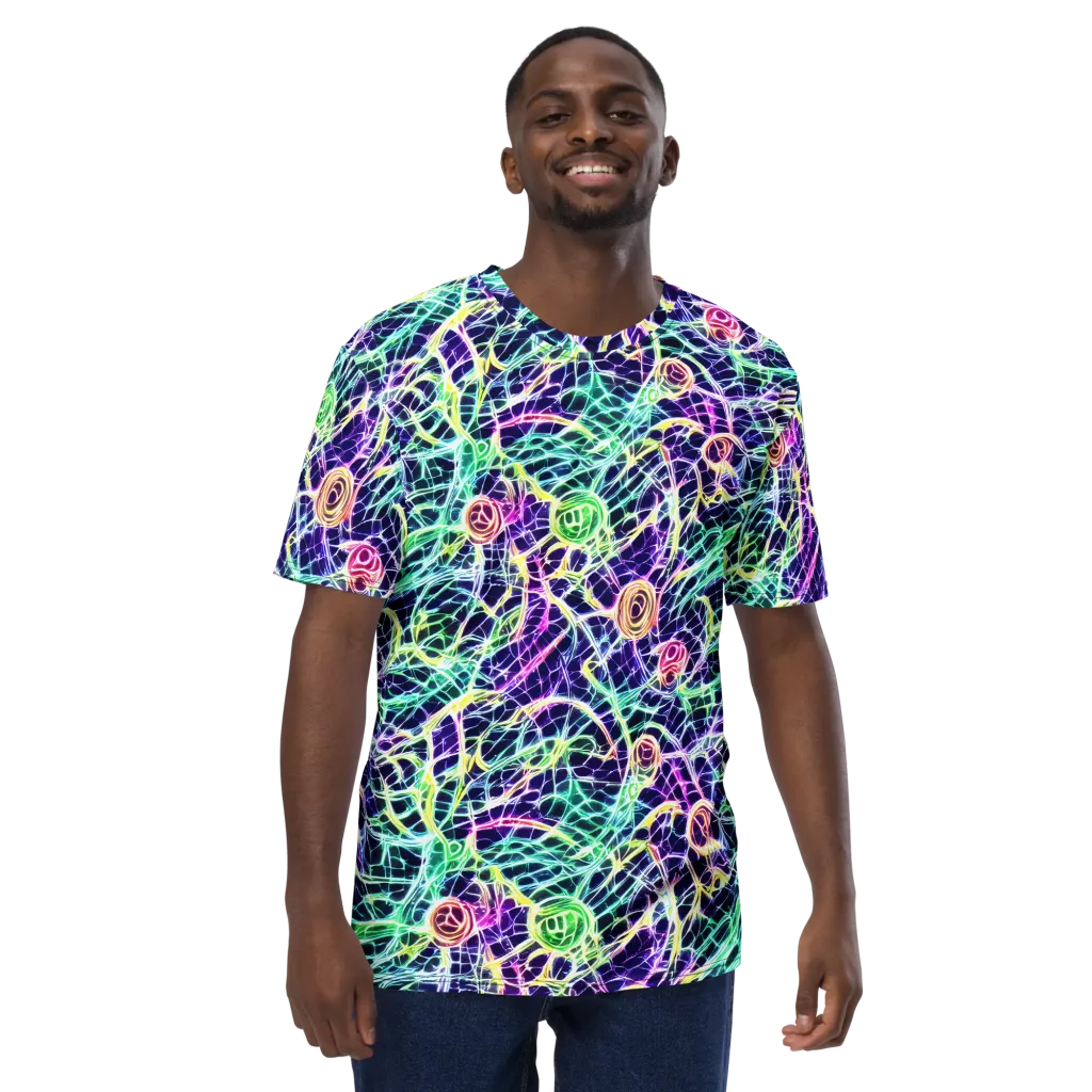 Ultraviolet Network on Men's Crew Neck T-Shirt — Front