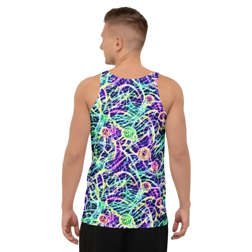 Ultraviolet Network on Men's Tank Top — Back