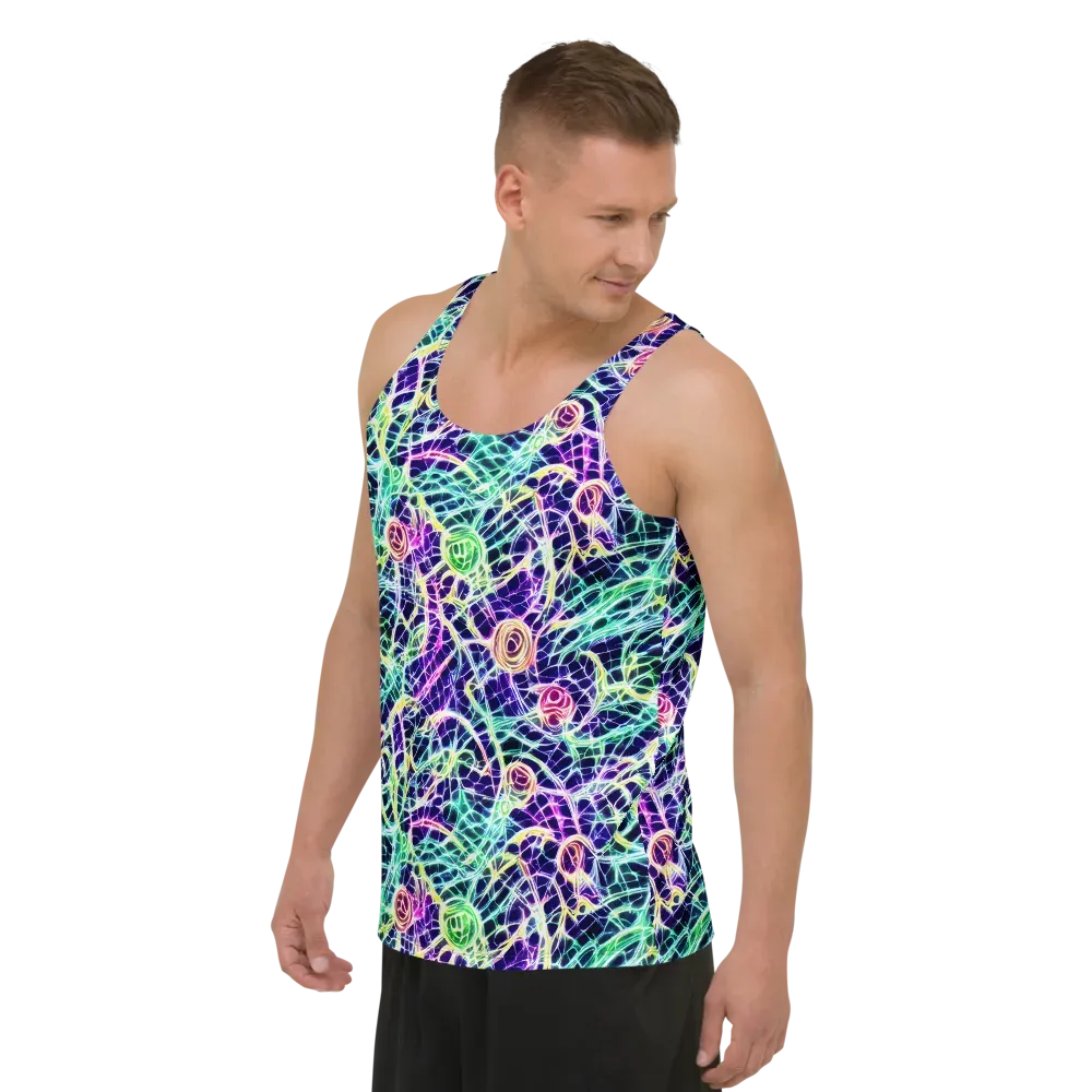 Ultraviolet Network on Men's Tank Top — Left Front