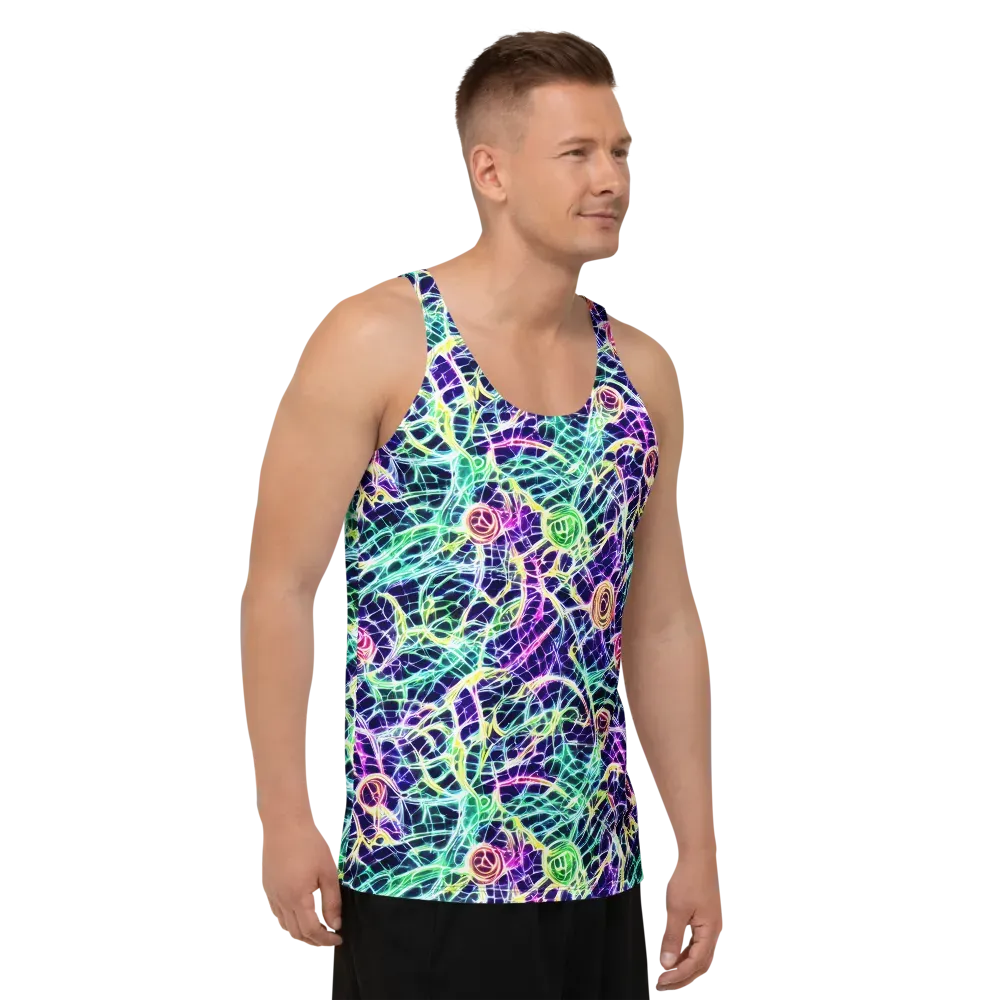 Ultraviolet Network on Men's Tank Top — Right Front