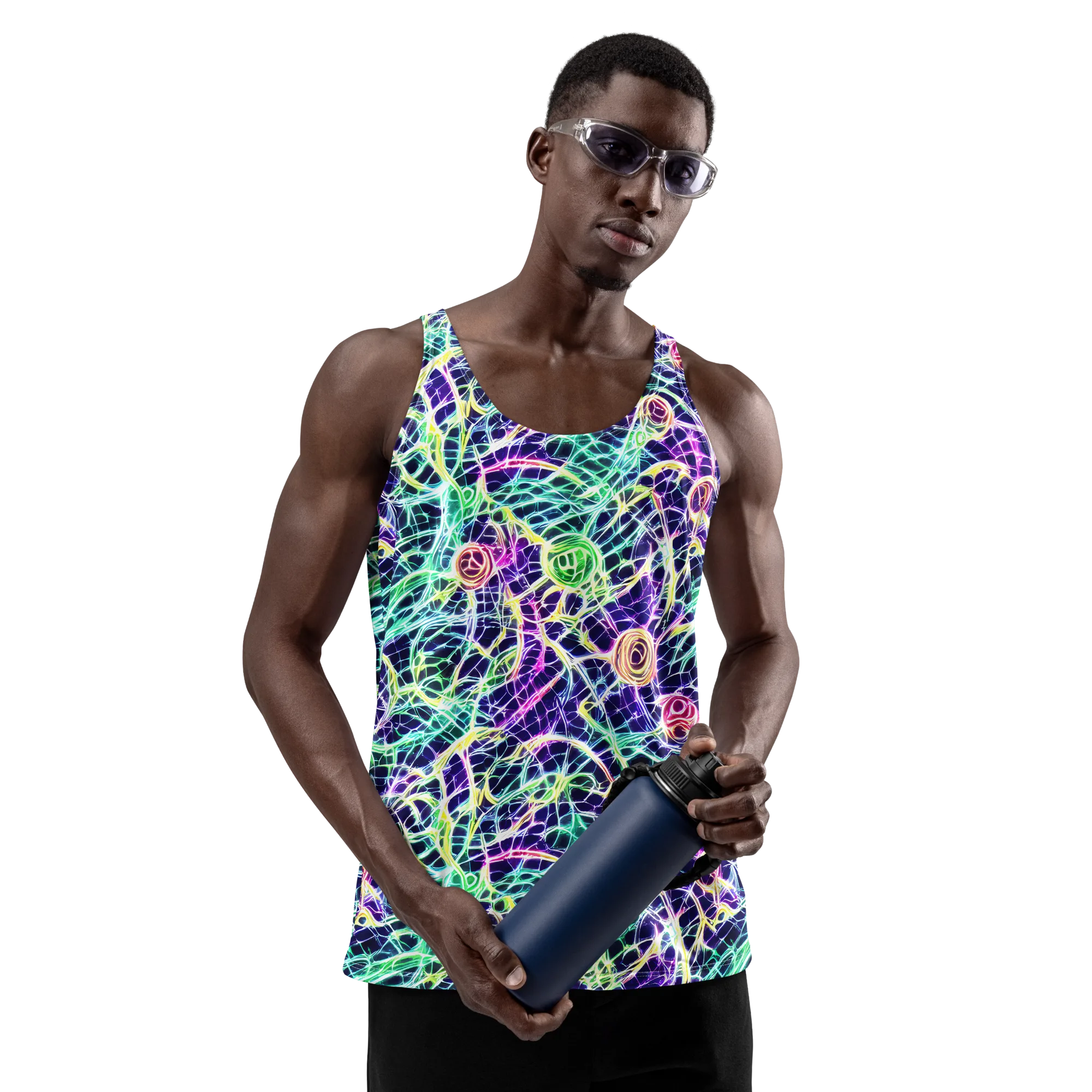 Ultraviolet Network on Men's Tank Top — Front