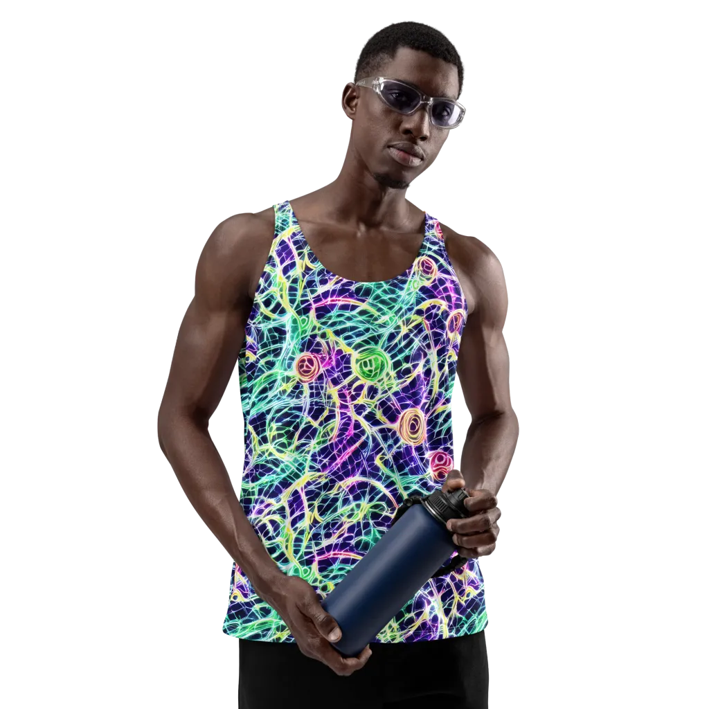 Ultraviolet Network on Men's Tank Top — Front