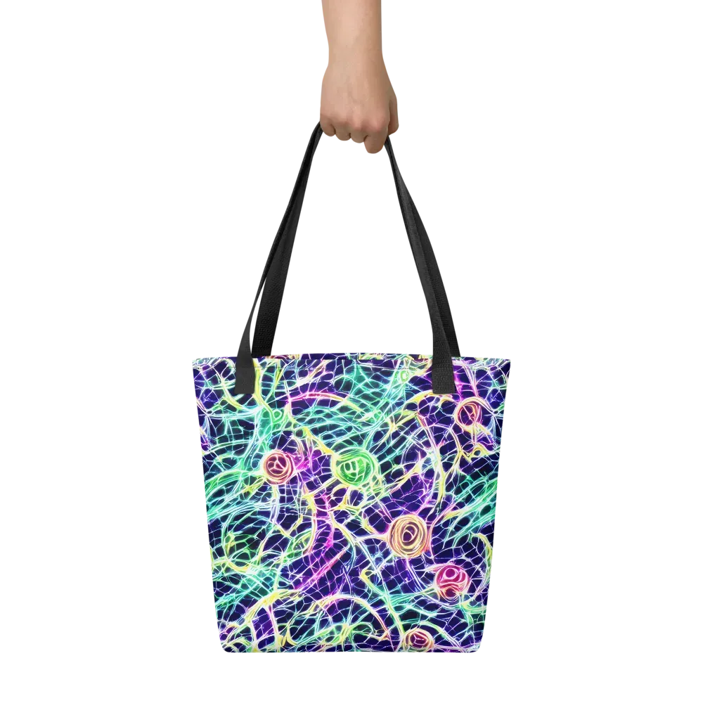 Ultraviolet Network on Tote Bag — Front