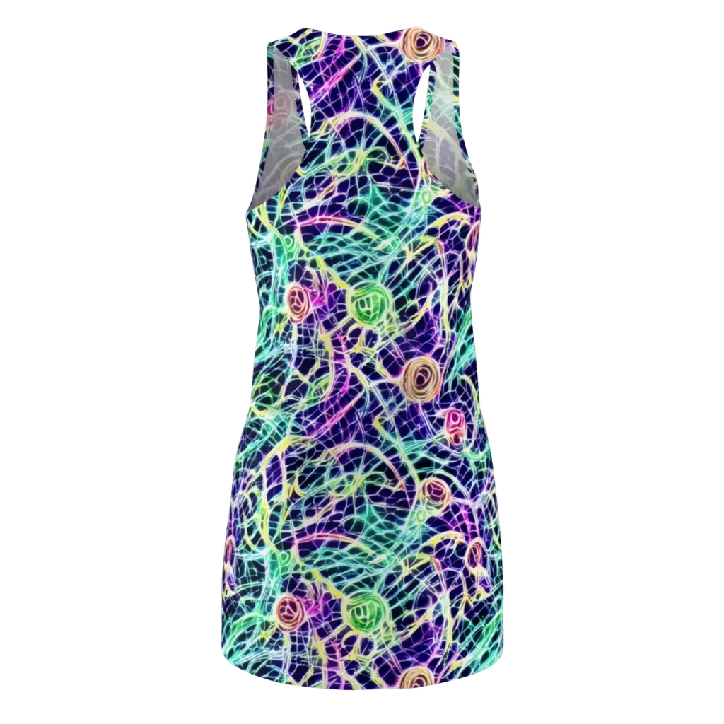 Ultraviolet Network on Racerback Dress — Back