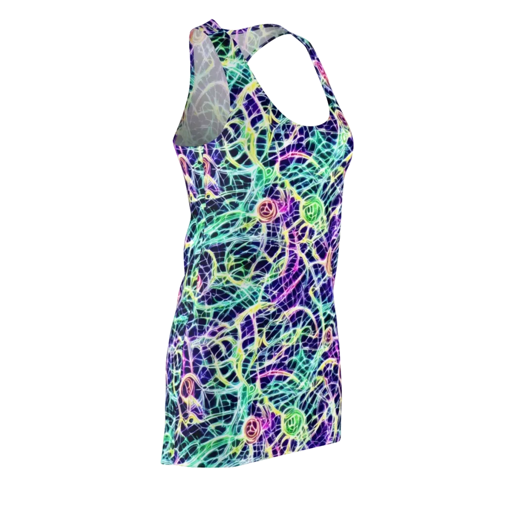 Ultraviolet Network on Racerback Dress — Front Side