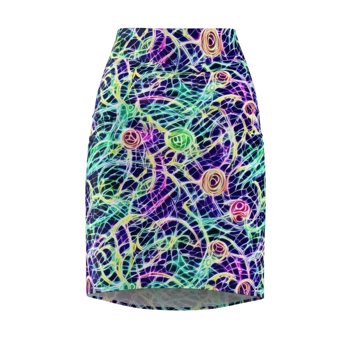 Ultraviolet Network on Pencil Skirt — Front
