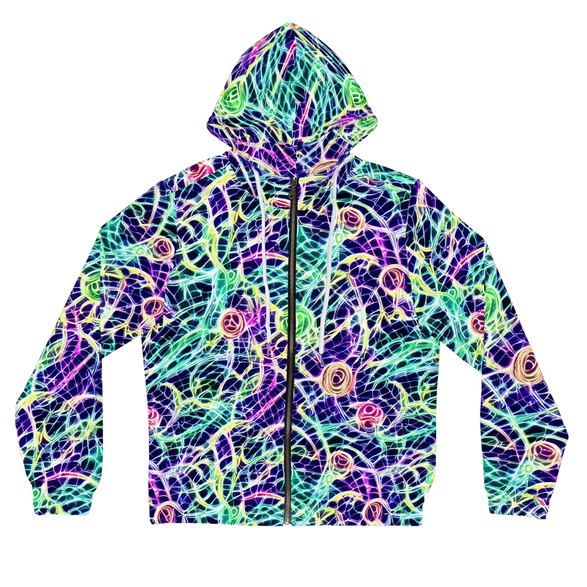 Ultraviolet Network on Women's Full-Zip Hoodie — Front