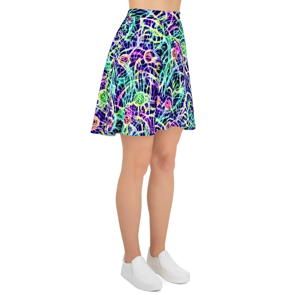 Ultraviolet Network on Skater Skirt — Right