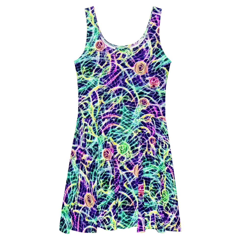Ultraviolet Network on Skater Dress — Front
