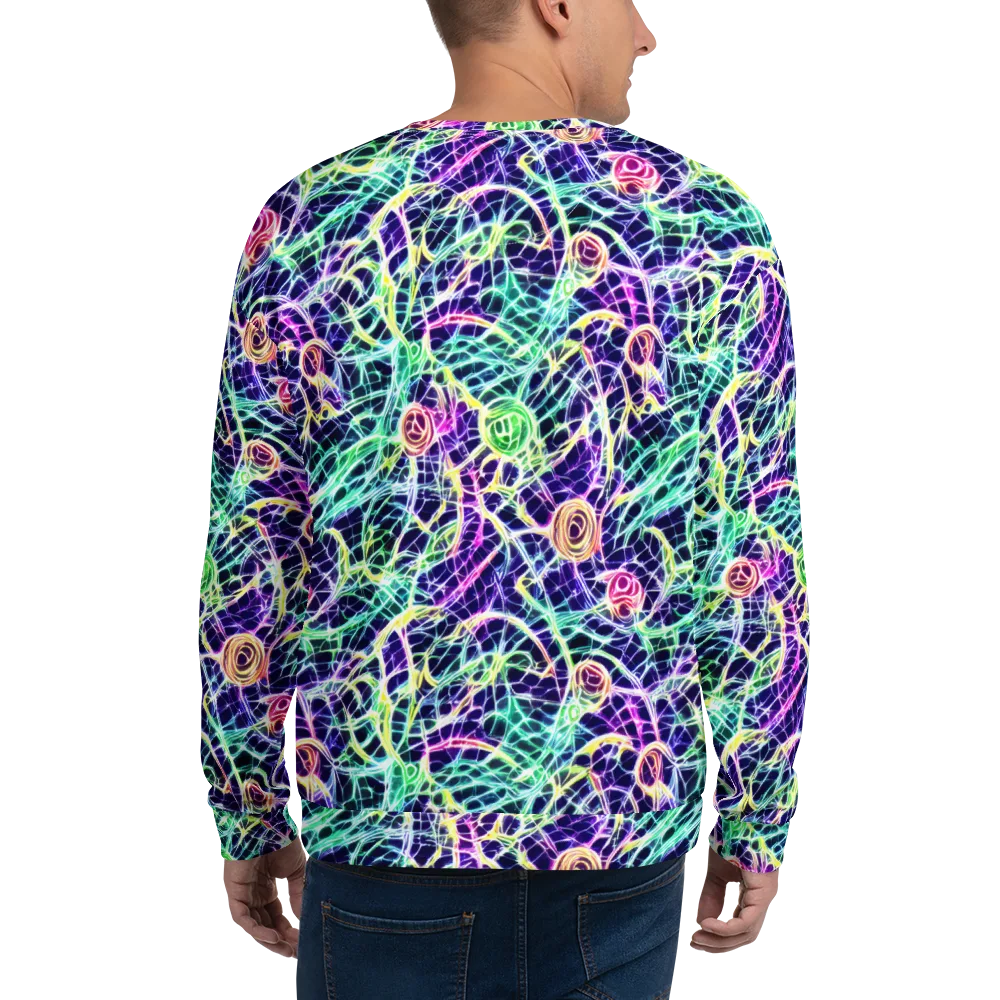Ultraviolet Network on Sweatshirt — Back