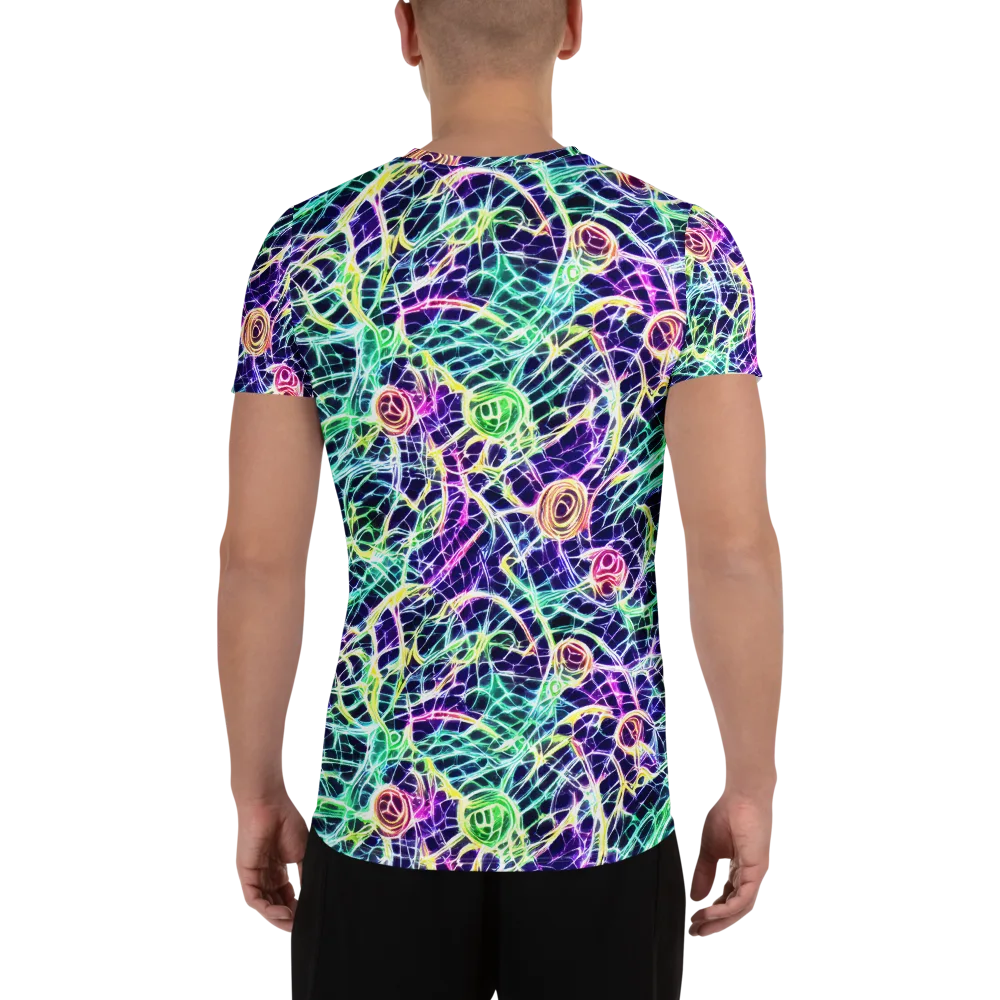 Ultraviolet Network on Men's Athletic T-Shirt — Back