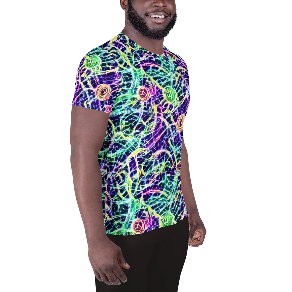 Ultraviolet Network on Men's Athletic T-Shirt — Right
