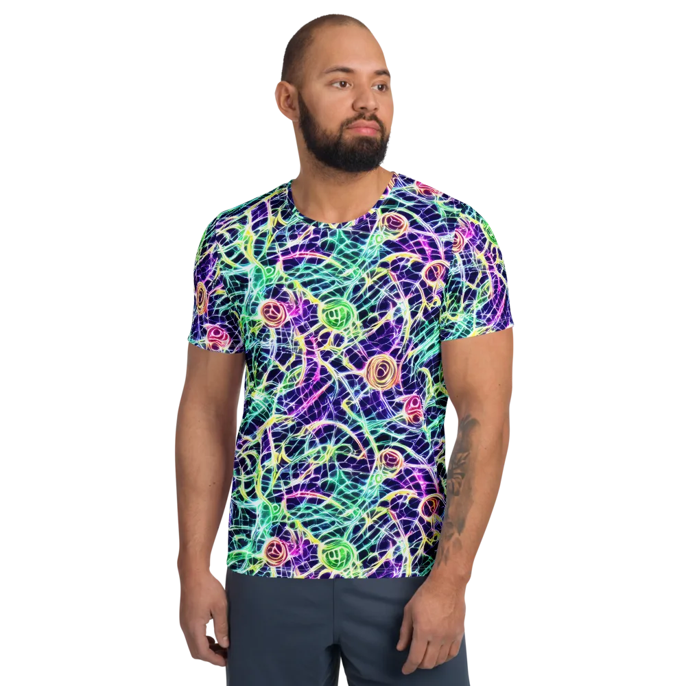 Ultraviolet Network on Men's Athletic T-Shirt — Front