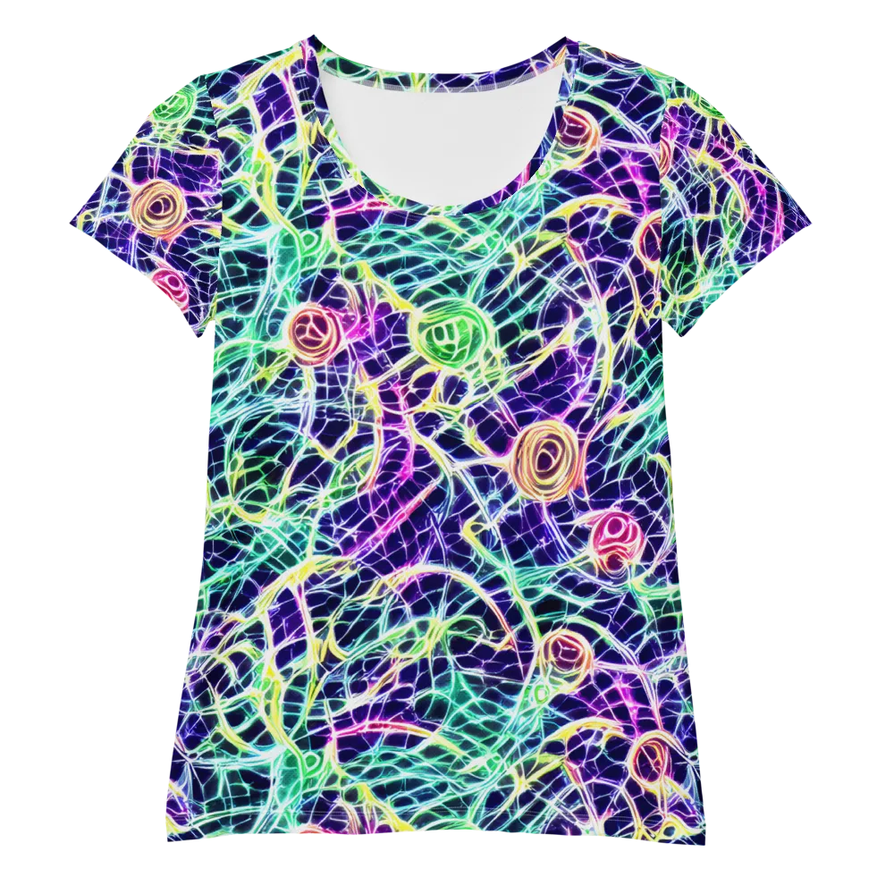 Ultraviolet Network on Women's Athletic T-Shirt — Front
