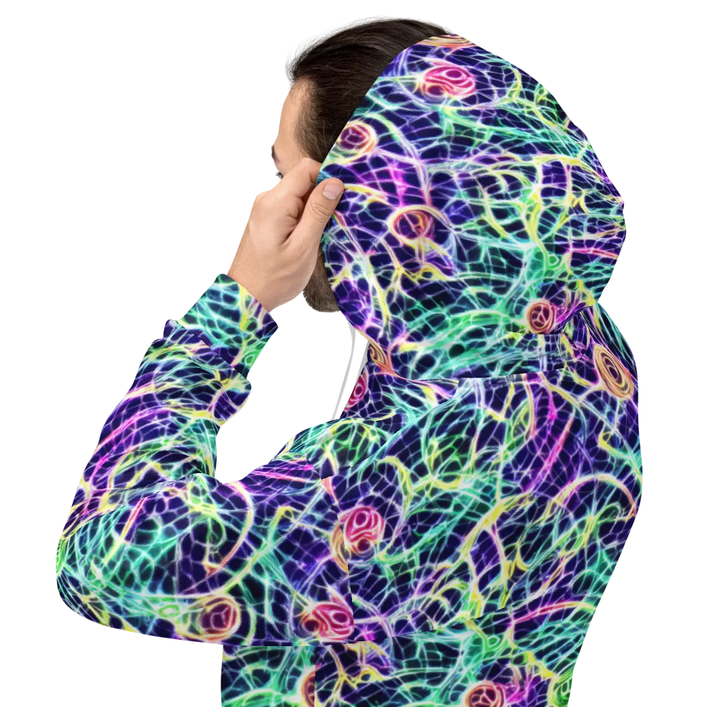 Ultraviolet Network on Hoodie — Back