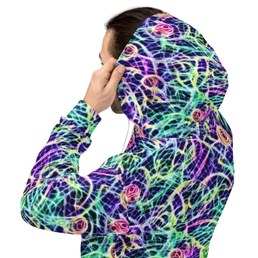 Ultraviolet Network on a Hoodie