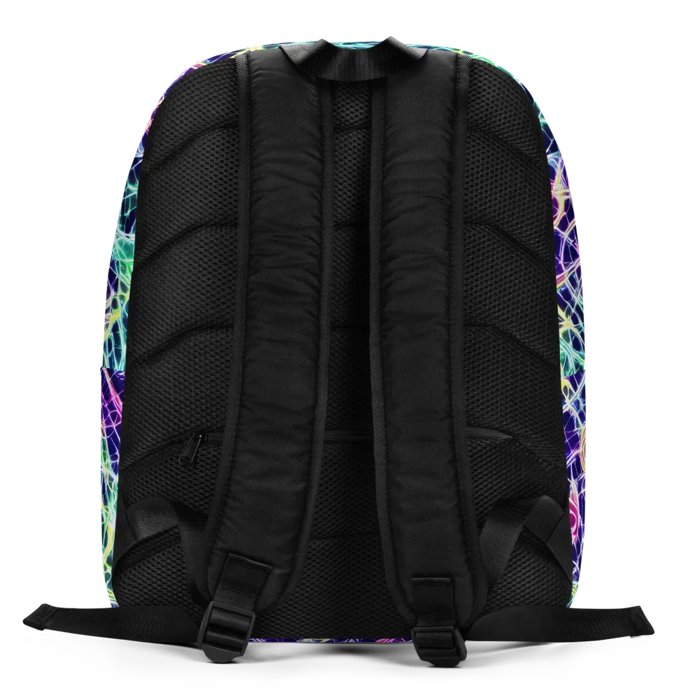 Ultraviolet Network on Minimalist Backpack — Back