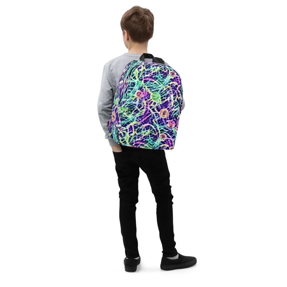 Ultraviolet Network on Minimalist Backpack — Right Front