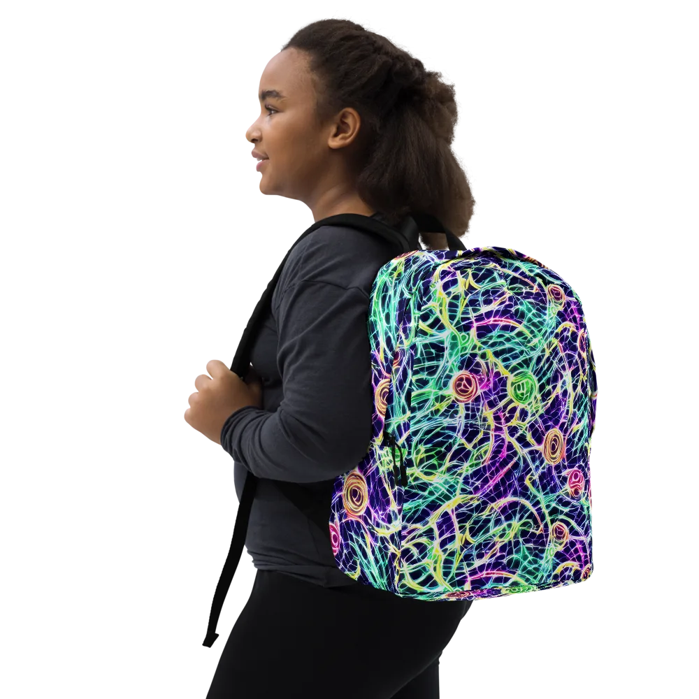 Ultraviolet Network on Minimalist Backpack — Right Front