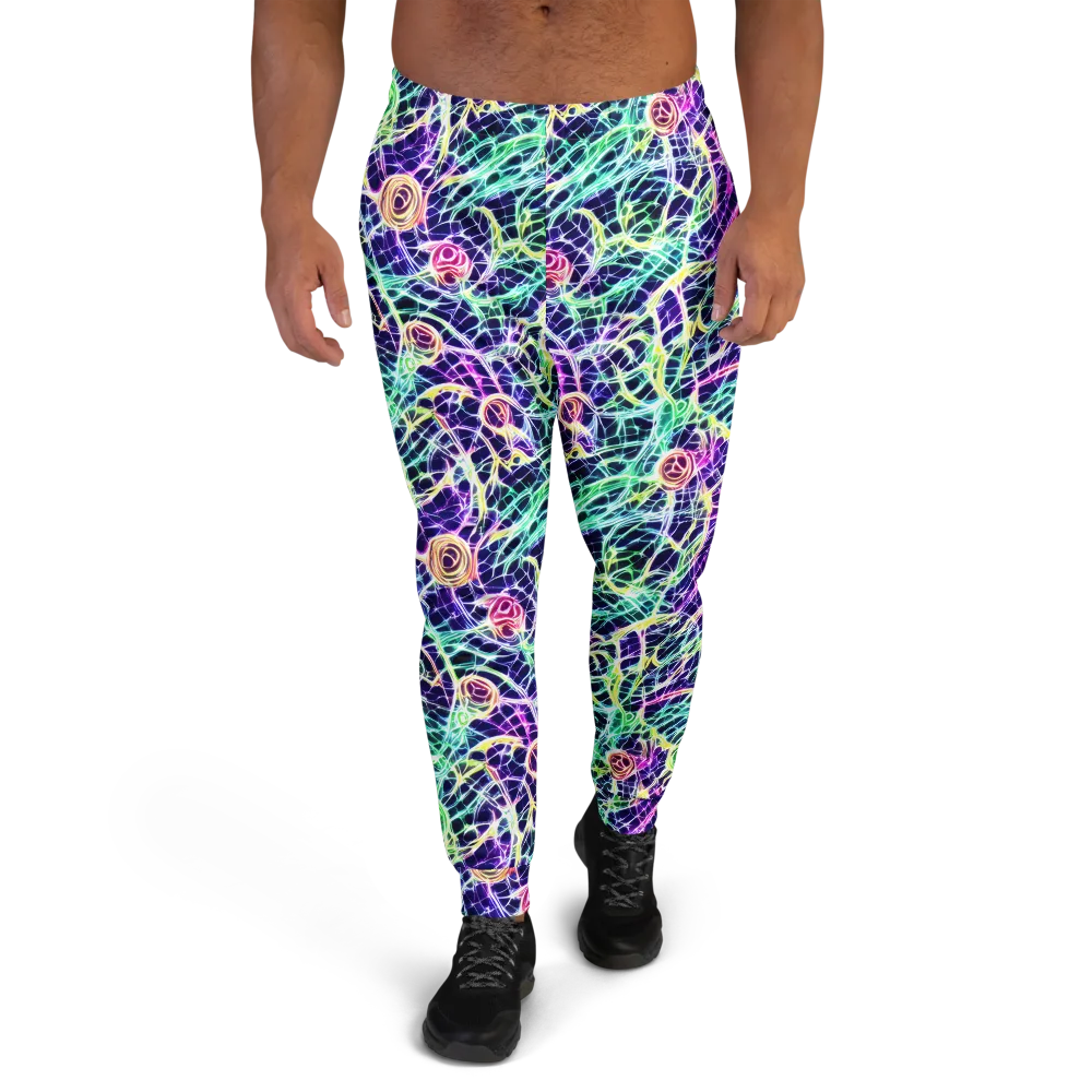 Ultraviolet Network on Men's Joggers — Front