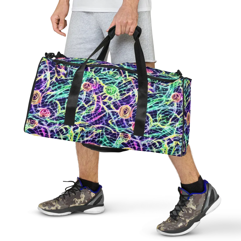 Ultraviolet Network on Duffle Bag — Front