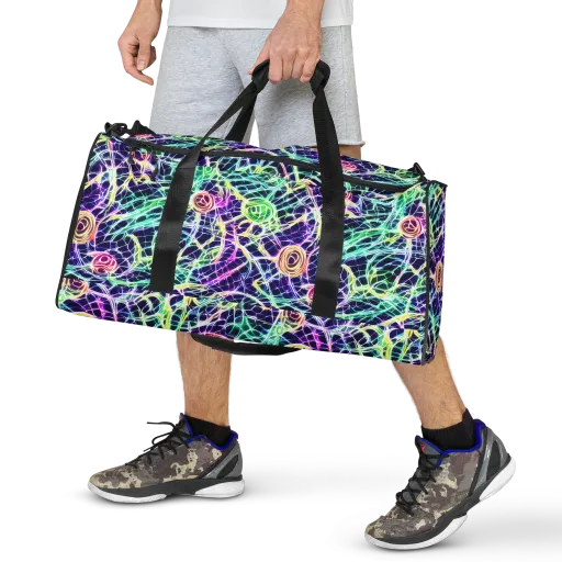Ultraviolet Network on a Duffle Bag
