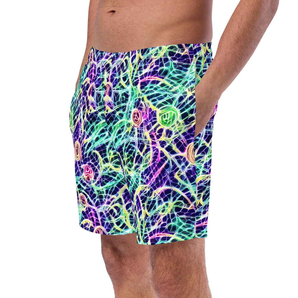 Ultraviolet Network on Swim Trunks — Left Front