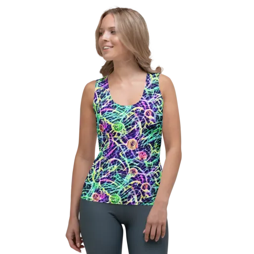 Ultraviolet Network on a Women's Tank Top