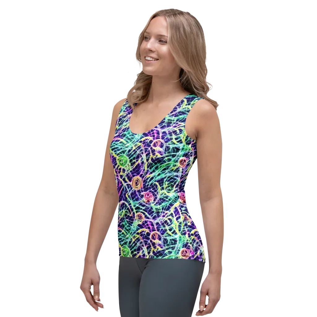 Ultraviolet Network on Women's Tank Top — Left Front