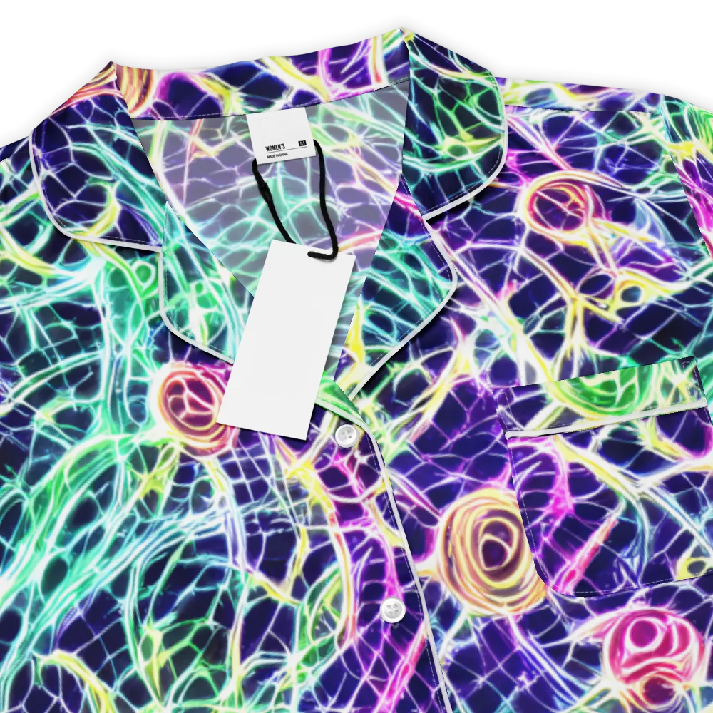 Ultraviolet Network on Women's Short Sleeve Pajama Top — Product details