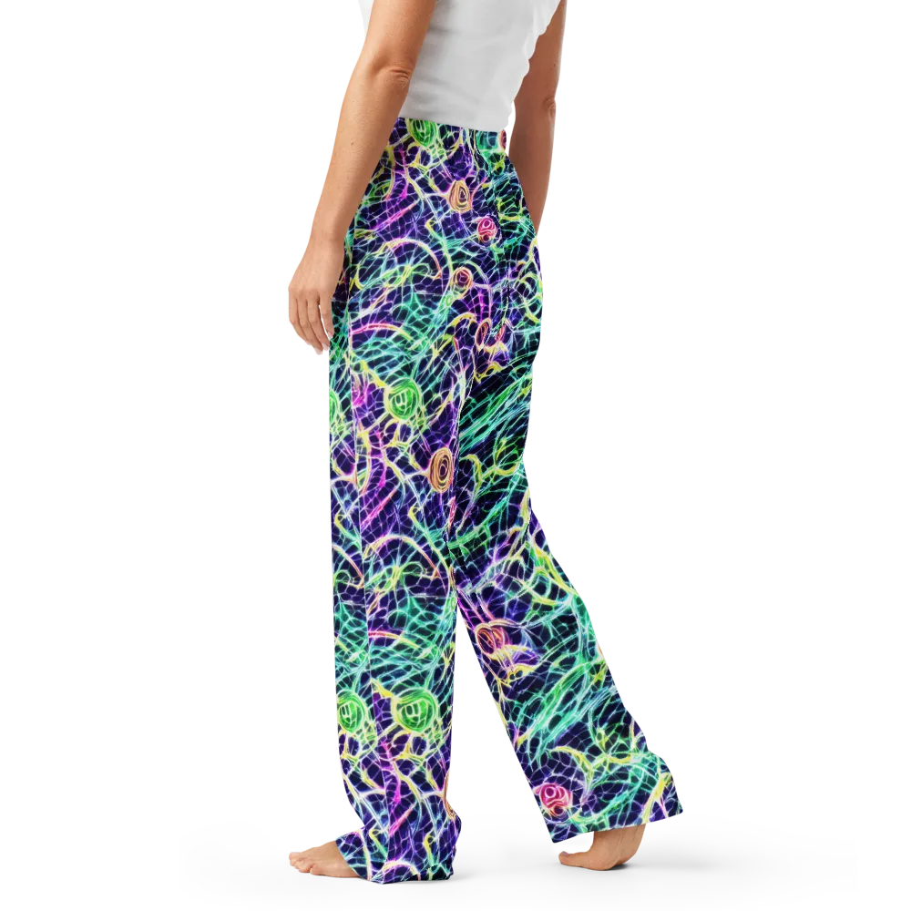 Ultraviolet Network on Women's Pajama Pants — Left