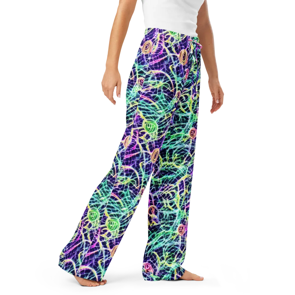Ultraviolet Network on Women's Pajama Pants — Right Front