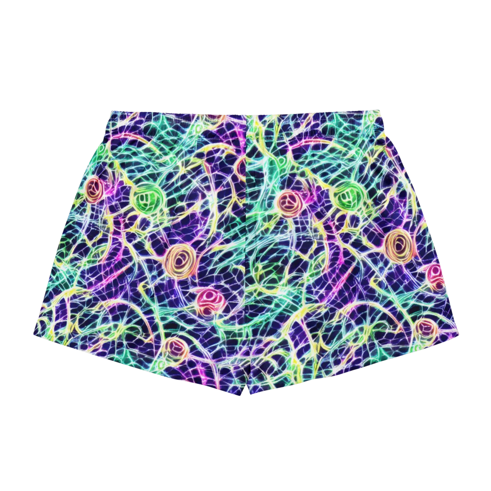 Ultraviolet Network on Women's Pajama Shorts — Back