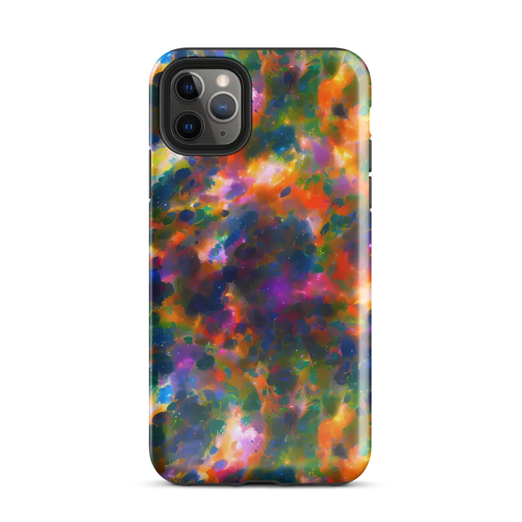 Cosmic Paintfall on Tough Case for iPhone® — Front
