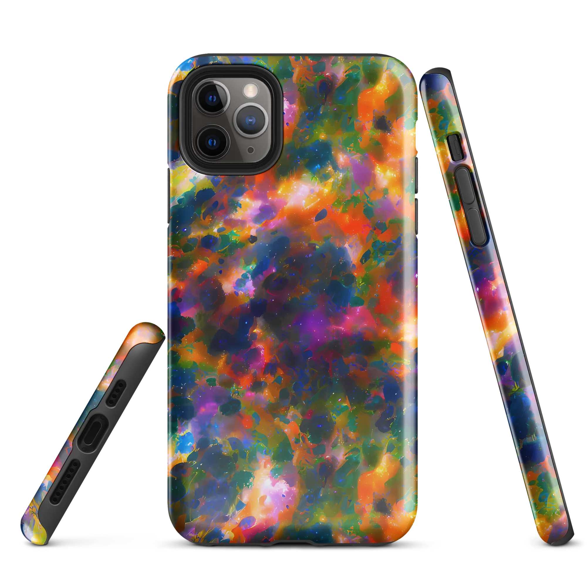 Cosmic Paintfall on Tough Case for iPhone® — Front