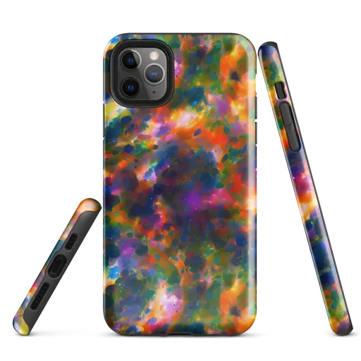 Cosmic Paintfall on a Tough Case for iPhone®