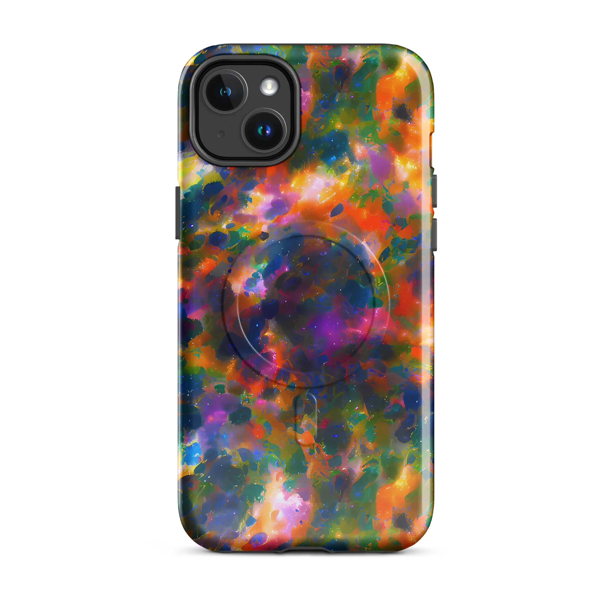 Cosmic Paintfall on MagSafe Tough Case for iPhone® — Front