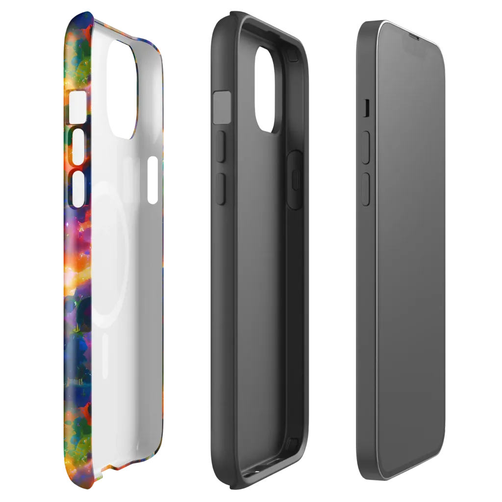 Cosmic Paintfall on MagSafe Tough Case for iPhone® — Front