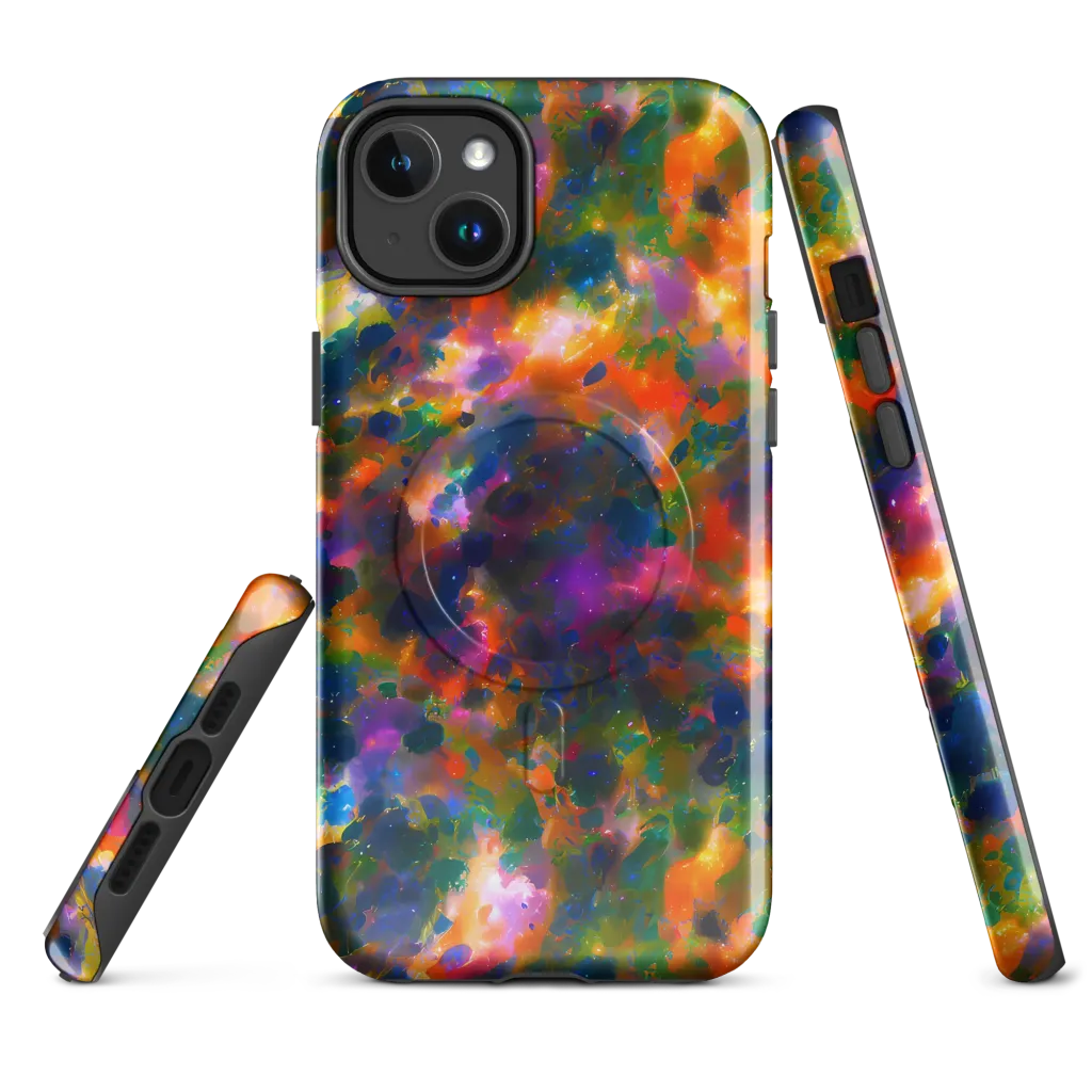 Cosmic Paintfall on MagSafe Tough Case for iPhone® — Front