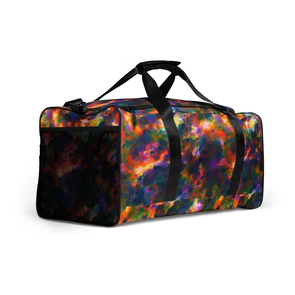 Cosmic Paintfall on Duffle Bag — Right Front