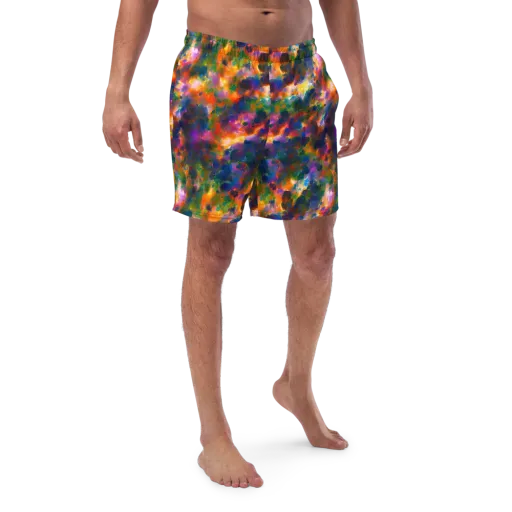 Cosmic Paintfall on a Swim Trunks