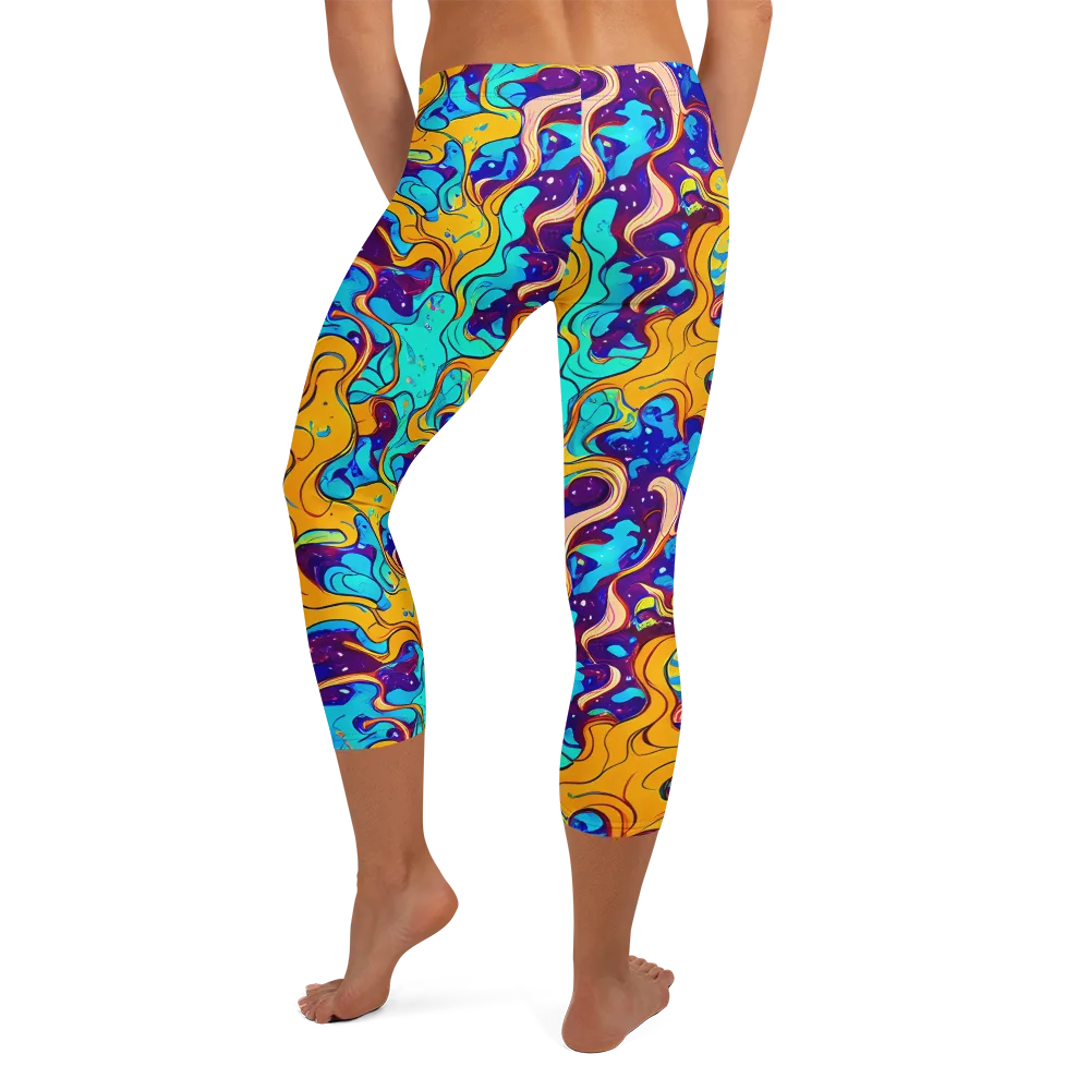 Magnetic Melt on Capri Leggings — Back