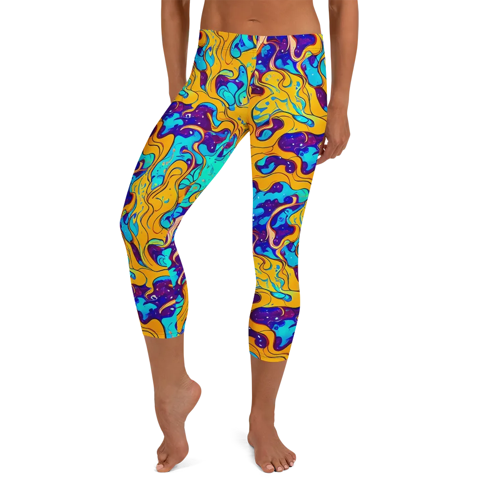 Magnetic Melt on Capri Leggings — Front